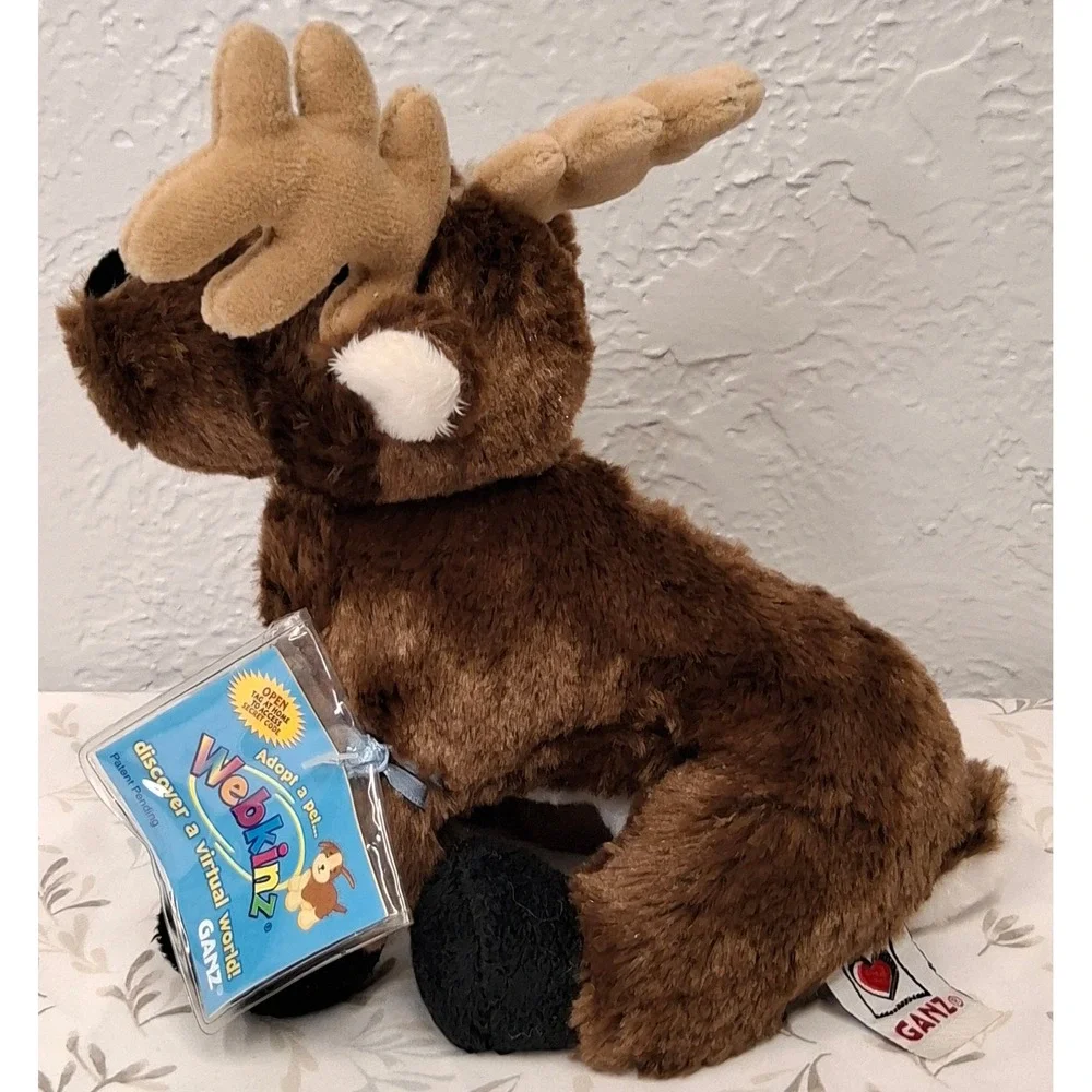 Ganz Webkinz Reindeer plush HM137 8